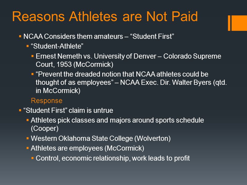 Should College Student-Athletes Be Paid? Both Sides of the Debate